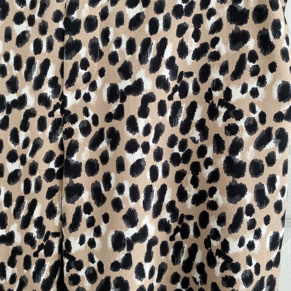 Banana Republic Animal Print Hayden Pant Size 6 Spring  Weight - Picture 2 of 4